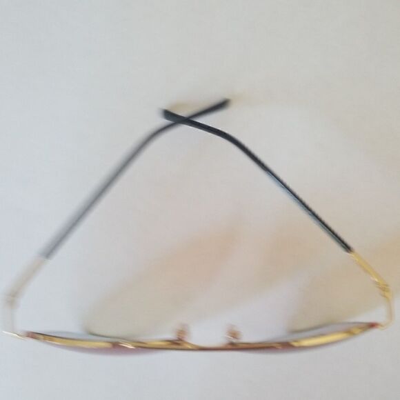 Sunglasses, Aviator Style, Red&Grey lenses,  gold - Picture 4 of 6